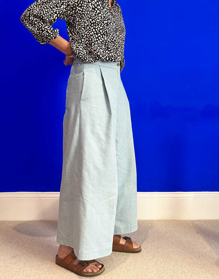 Striped Juno Culottes Dressmaking Kit, Merchant & Mills