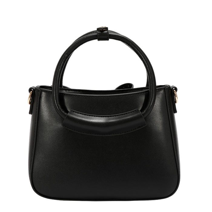 STUDDED BOW HANDBAG