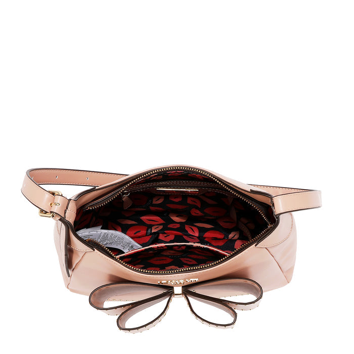 STUDDED BOW SHOULDER BAG