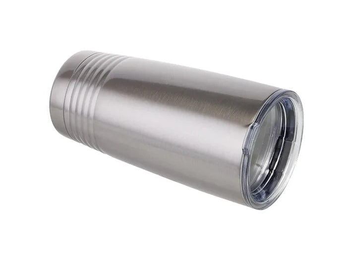 Sublimation 20oz Stainless Steel Tumbler with Ringneck Grip (Silver)