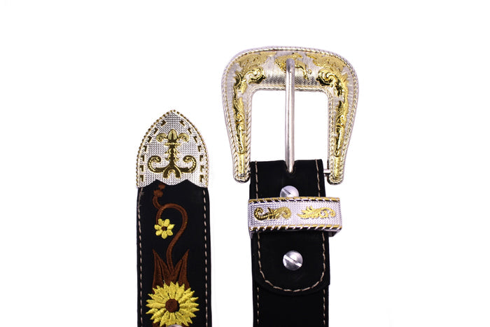 Sunflower Belt - Black