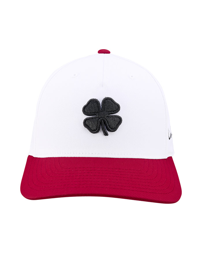 Superior 4 - White and Red Clover Hat