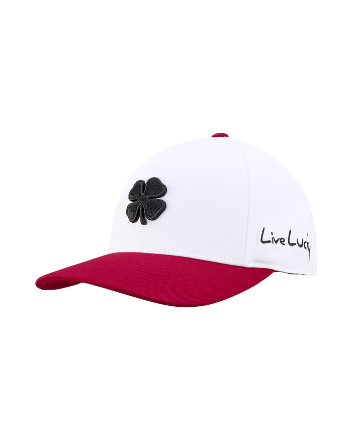 Superior 4 - White and Red Clover Hat