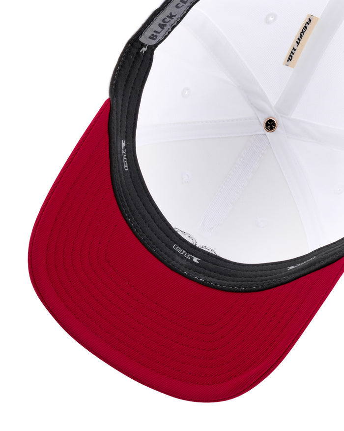 Superior 4 - White and Red Clover Hat