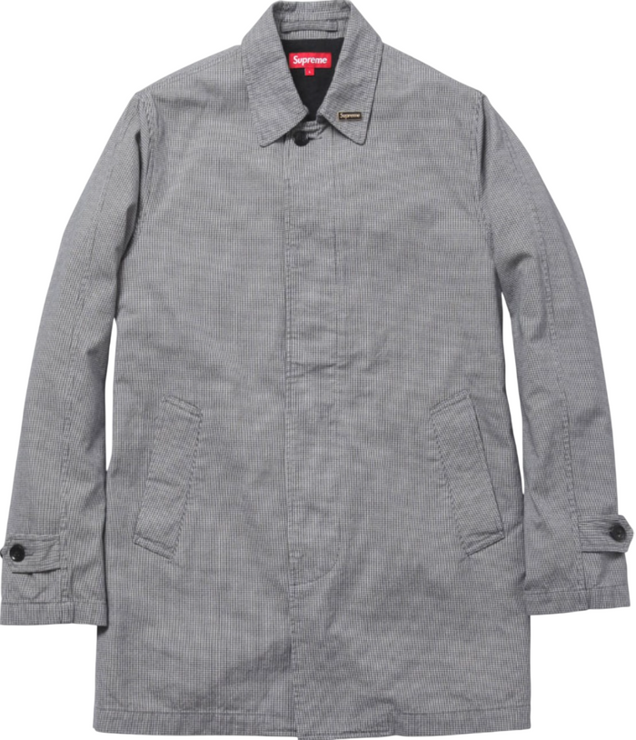 Supreme Houndstooth Trench (WORN)