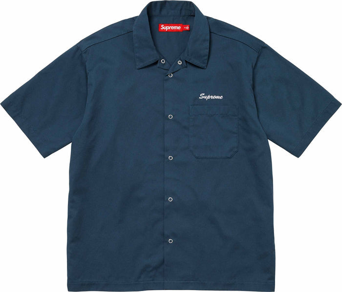 Supreme Margaret Keane Teardrop S/S Work Shirt Light Navy