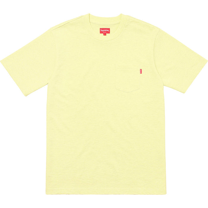 Supreme S/S Pocket Tee Heather Yellow
