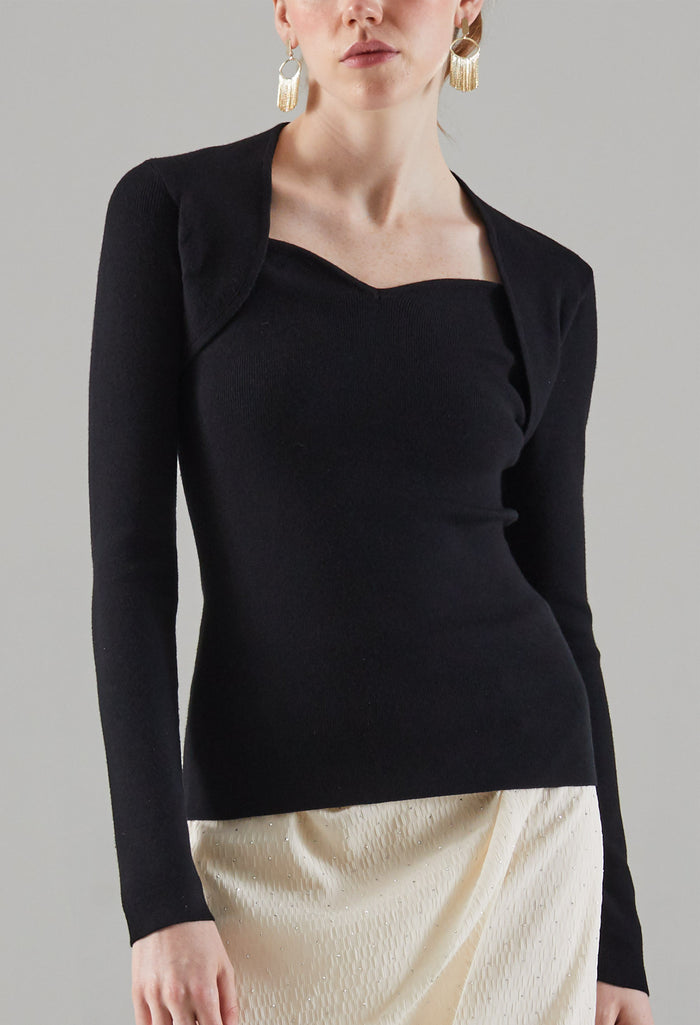 Sweetheart Long Sleeve Top