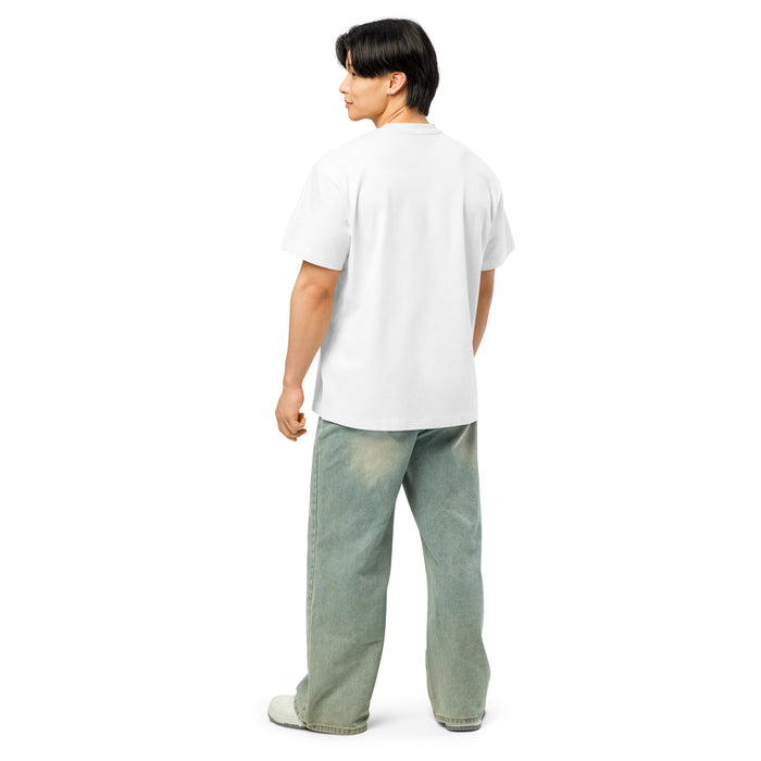 T-shirt boxy Angelic 666 blanc dos - uni sans imprimé