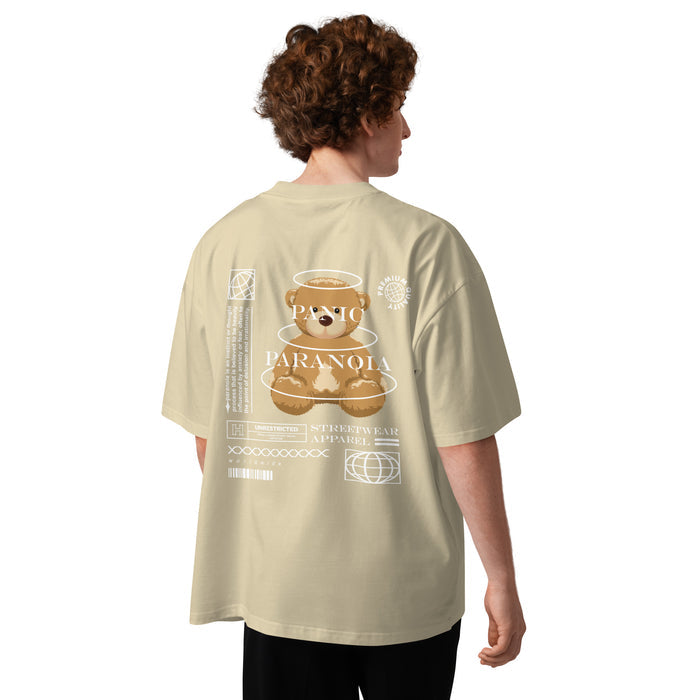 T-shirt col montant Panic Paranoia pierre dos - grand ourson Panic Paranoia