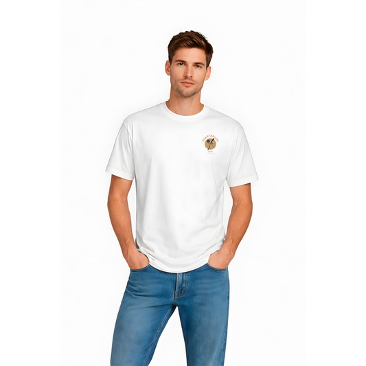 T-shirt blanc Heartbreak XANTBARK – streetwear graphique