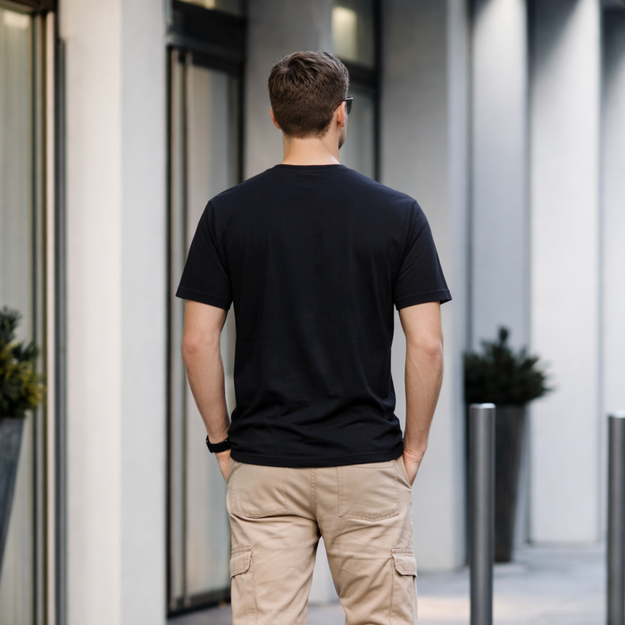 T-shirt Noir Streetwear Soldier Fortune