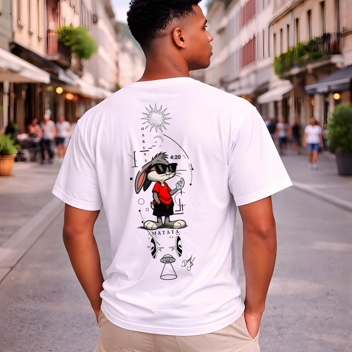 T-shirt oversize Hakuna Matata Rabbit – streetwear cartoon