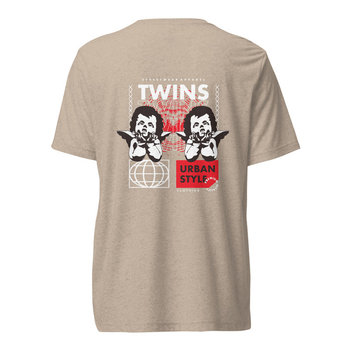 T-shirt Twins Urban Style beige dos - chérubins streetwear