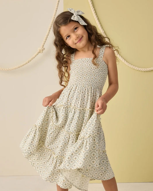 Taylor Dress || Green Fleur