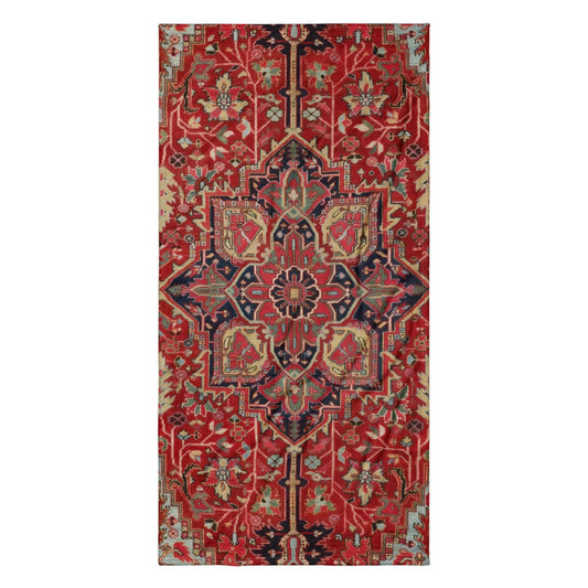 Mimicking a traditional Persian rug, this photorealistic design features a rich deep persian red field saturated with ornate motifs. Contact us with accessibility feedback, we'd love to help!