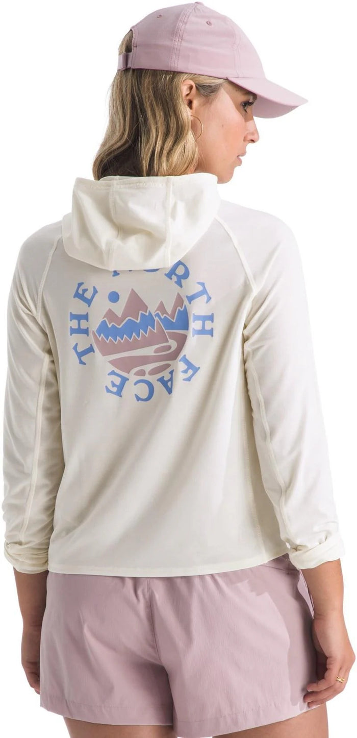 THE NORTH FACE ADVENTURE SUNRISE ESCAPE HOODIE WHITE DUNE WOMENS HOODY
