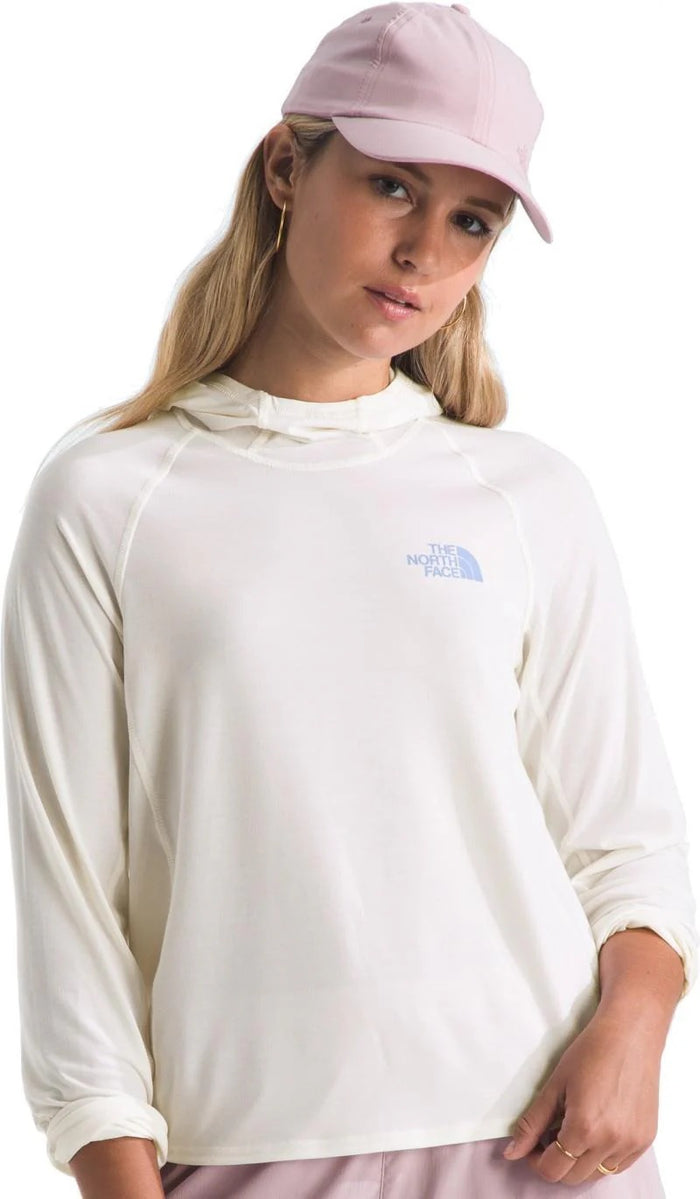 THE NORTH FACE ADVENTURE SUNRISE ESCAPE HOODIE WHITE DUNE WOMENS HOODY