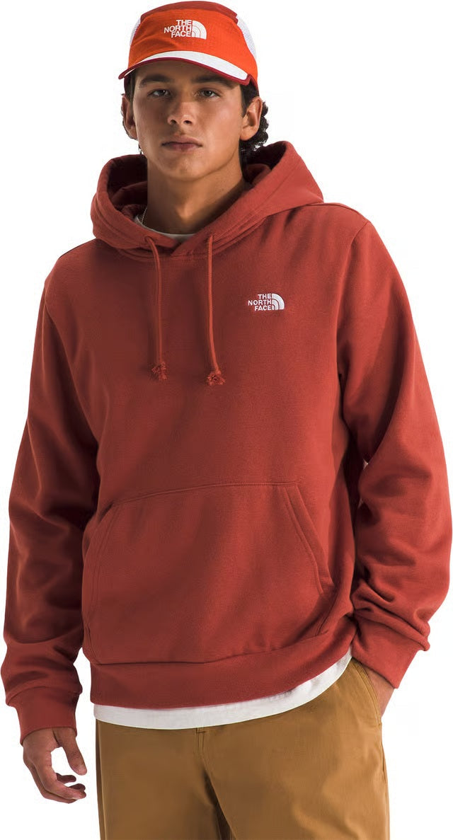 THE NORTH FACE EVOLUTION SIMPLE DOME REGULAR IRON CLAY MENS HOODIE