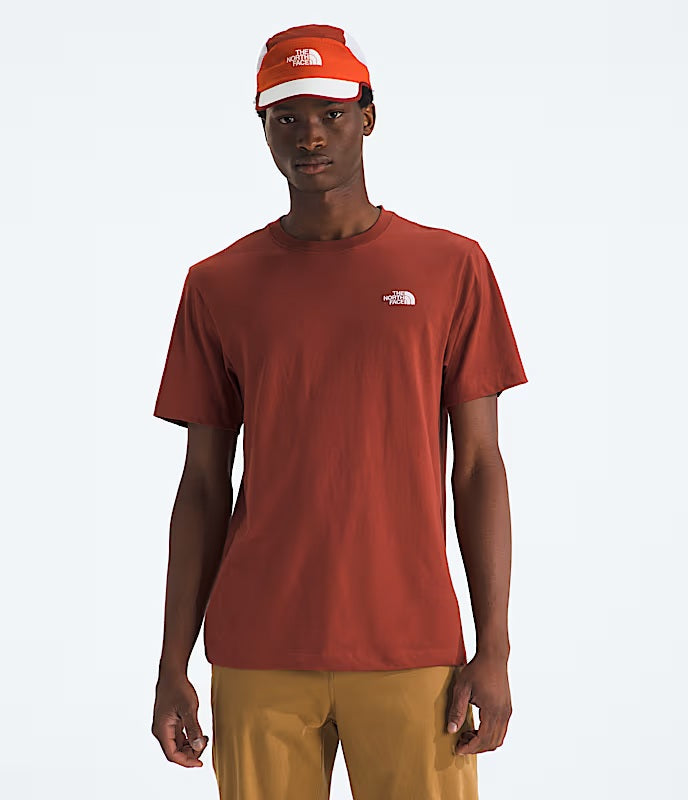 THE NORTH FACE EVOLUTION SIMPLE DOME REGULAR SHORT SLEEVE TEE IRON CLAY MENS T-SHIRT