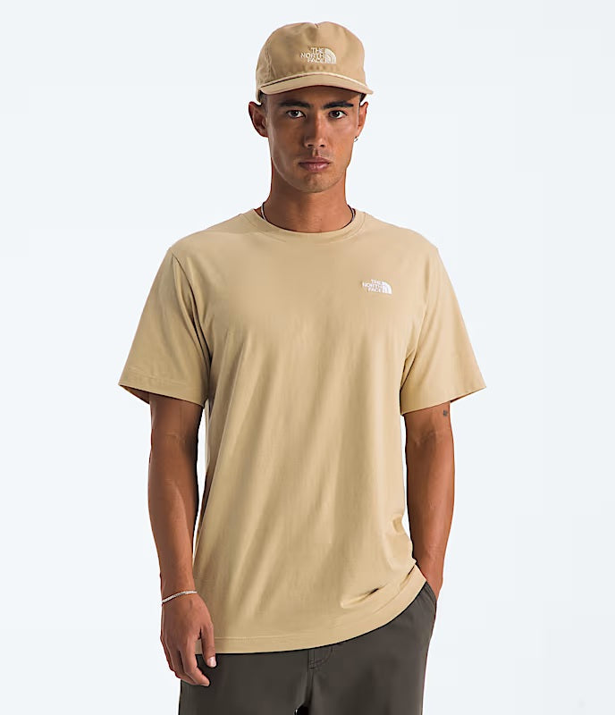 THE NORTH FACE EVOLUTION SIMPLE DOME REGULAR SHORT SLEEVE TEE KHAKI STONE MENS T-SHIRT