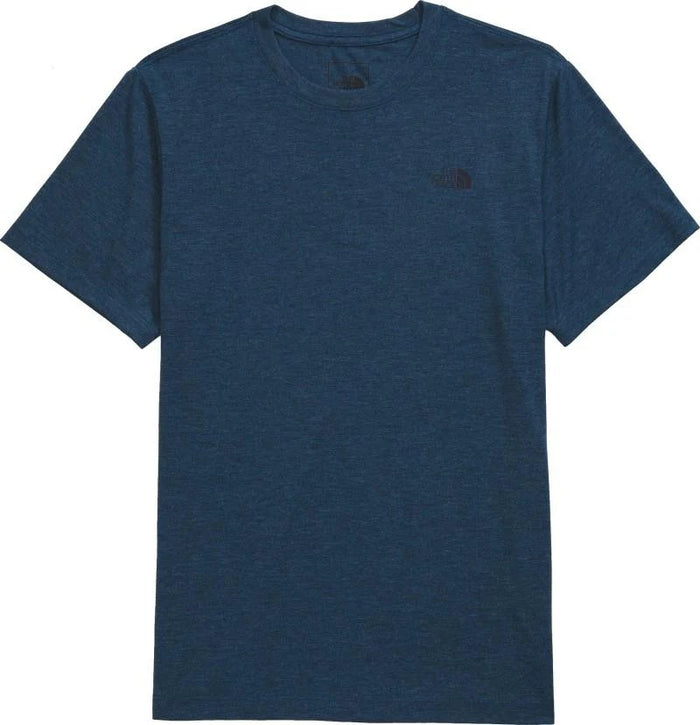 THE NORTH FACE TRI-BLEND TEE SHADY BLUE WHITE HEATHER MENS T-SHIRT
