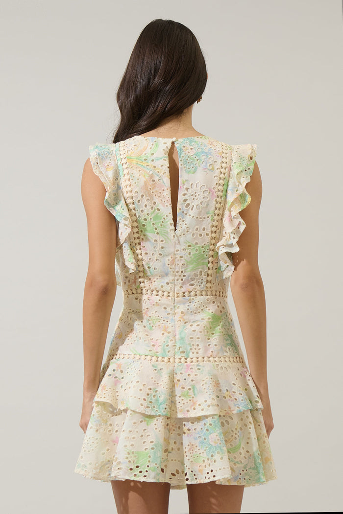 Tiarra Eyelet Rayana Ruffle Dress