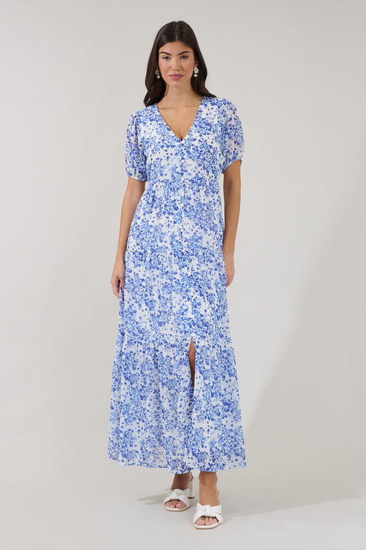 Tiered Maxi Dress Floral