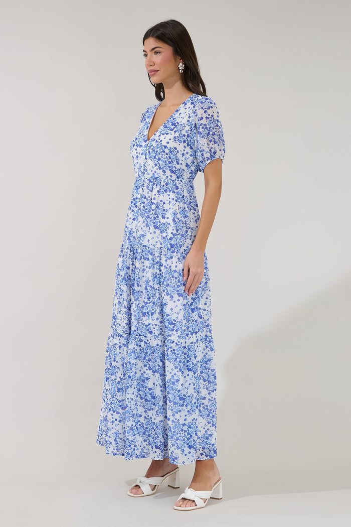 Tiered Maxi Dress Floral