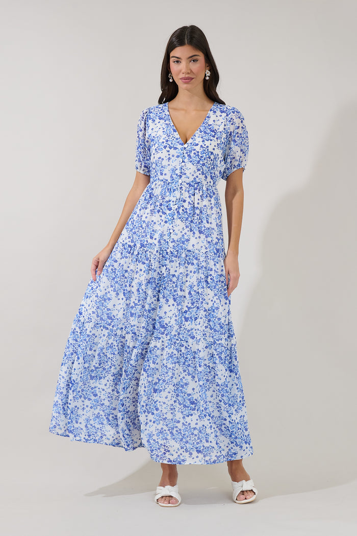 Tiered Maxi Dress Floral