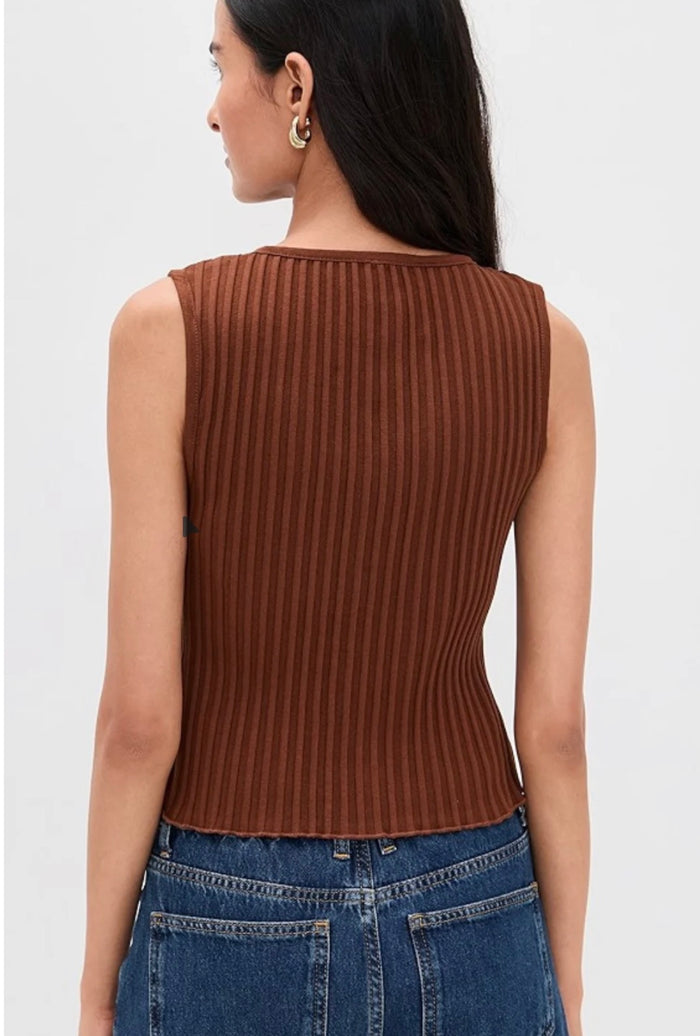 Tilly Vest - Honey Bronze