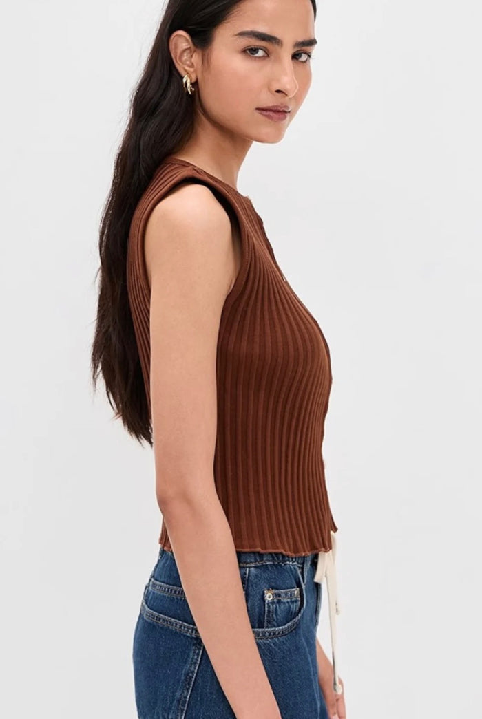 Tilly Vest - Honey Bronze