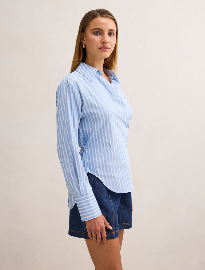 Tina Tie Back Shirt Forever New