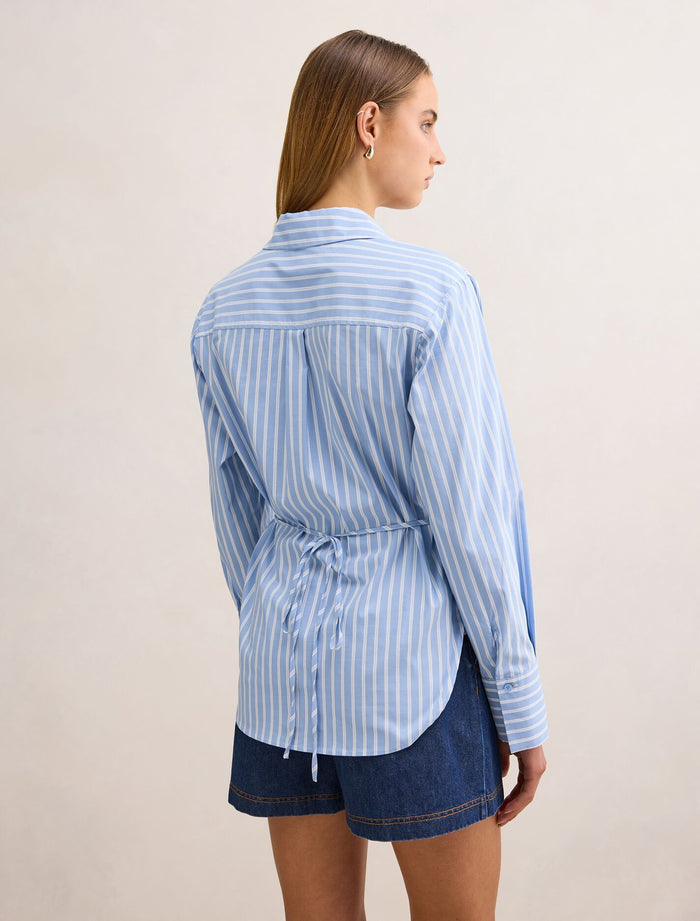 Tina Tie Back Shirt Forever New