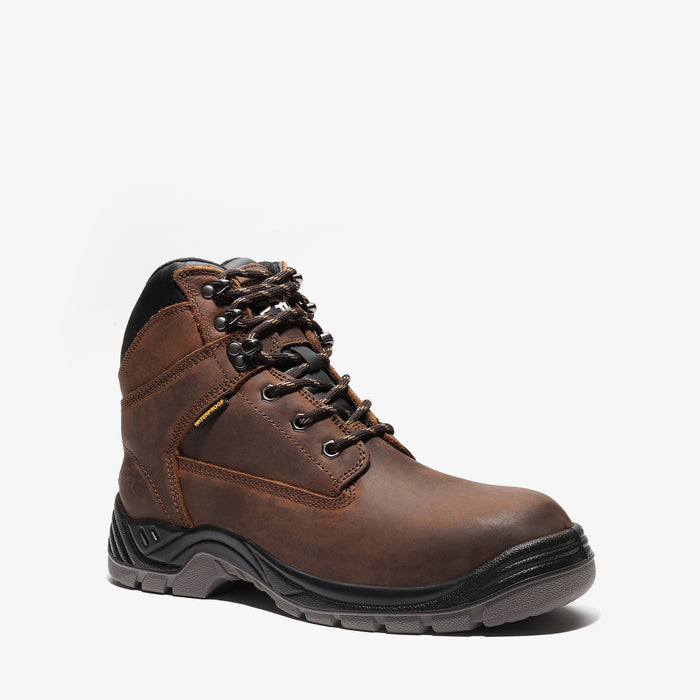 Titan Pro 6" Men's Waterproof Work Boot - Dark Brown
