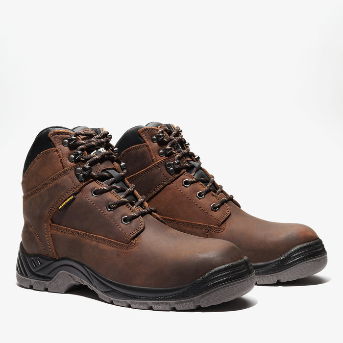Titan Pro 6" Men's Waterproof Work Boot - Dark Brown
