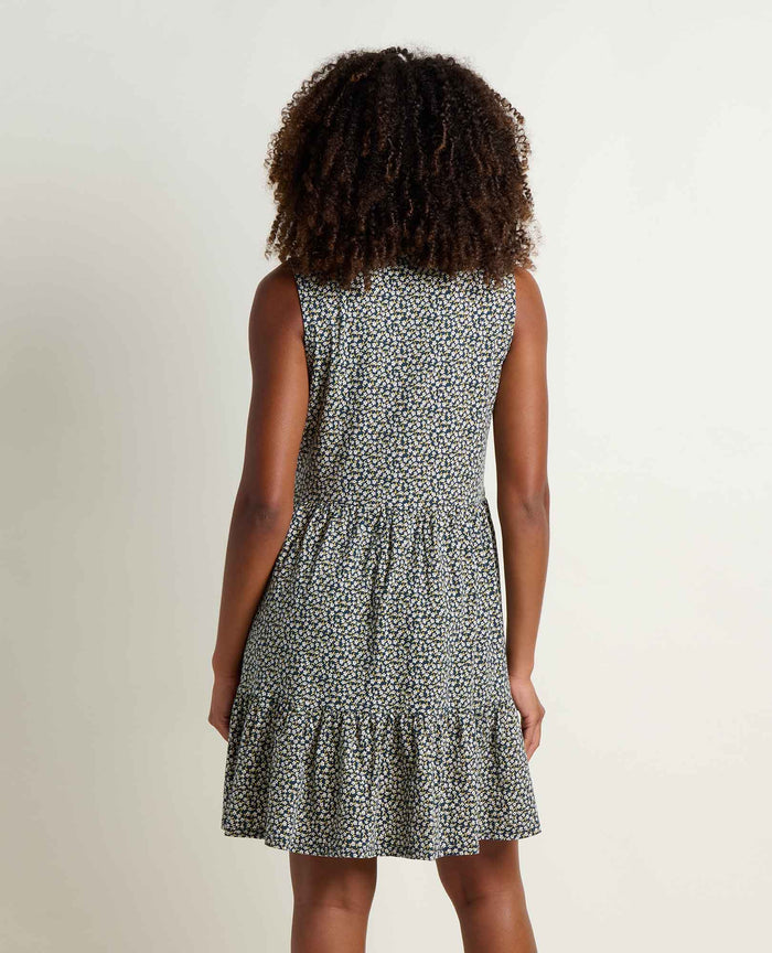 TOAD&CO MARLEY TIERED TANK DRESS MIDNIGHT PRINT WOMENS DRESS