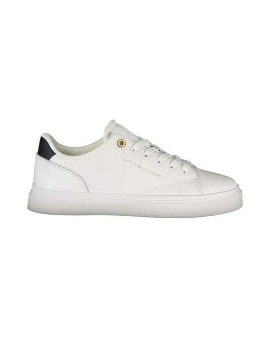 Tommy Hilfiger Bianco Polyurethane Women's Sneaker
