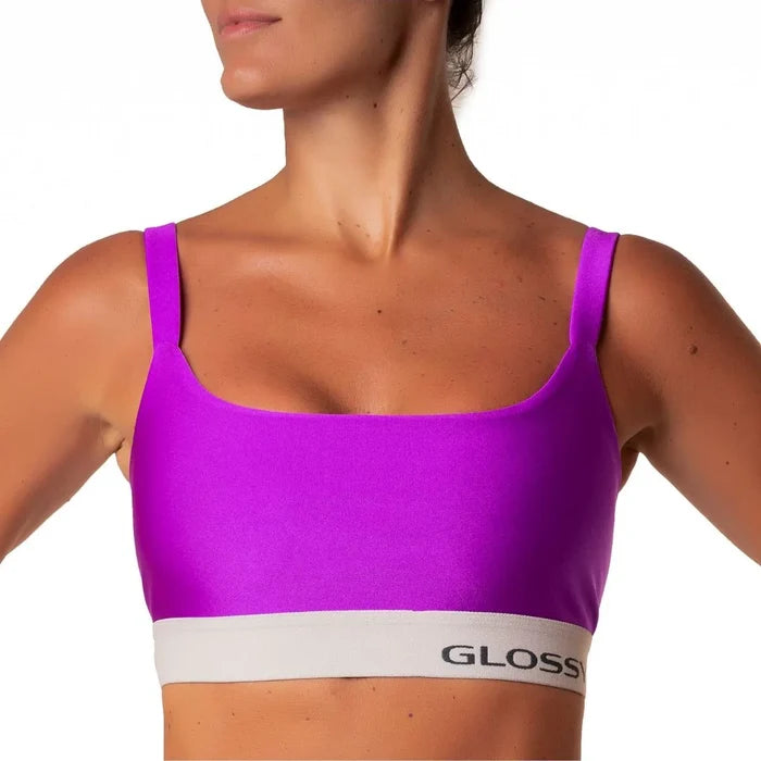 Top Glossy - Fuchsia Gray