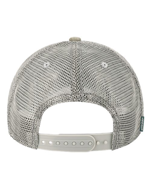 Tradwife Material Grey Embroidered Trucker Hat