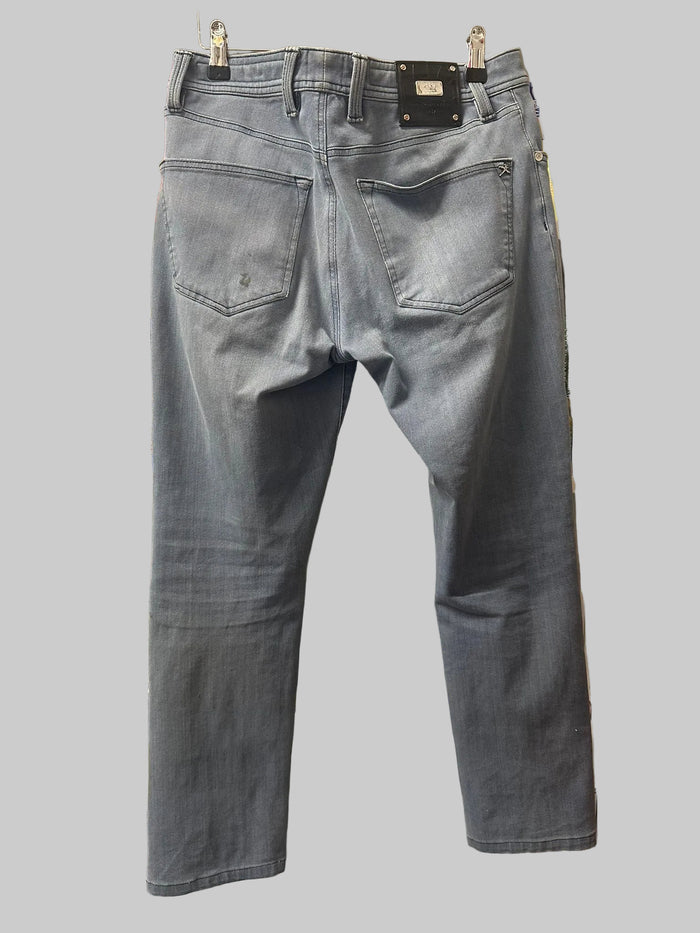 TRAMAROSSA LEONARDO Slim Men's Jeans  32 Inch Waist Grey/Light Blue (used)