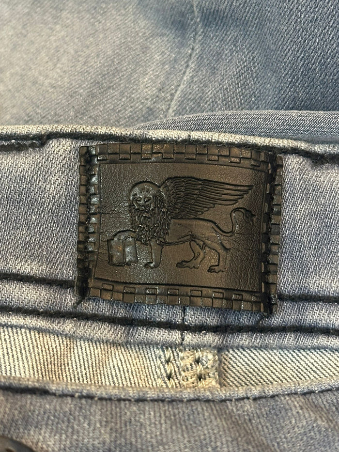 TRAMAROSSA LEONARDO Slim Men's Jeans  32 Inch Waist Grey/Light Blue (used)