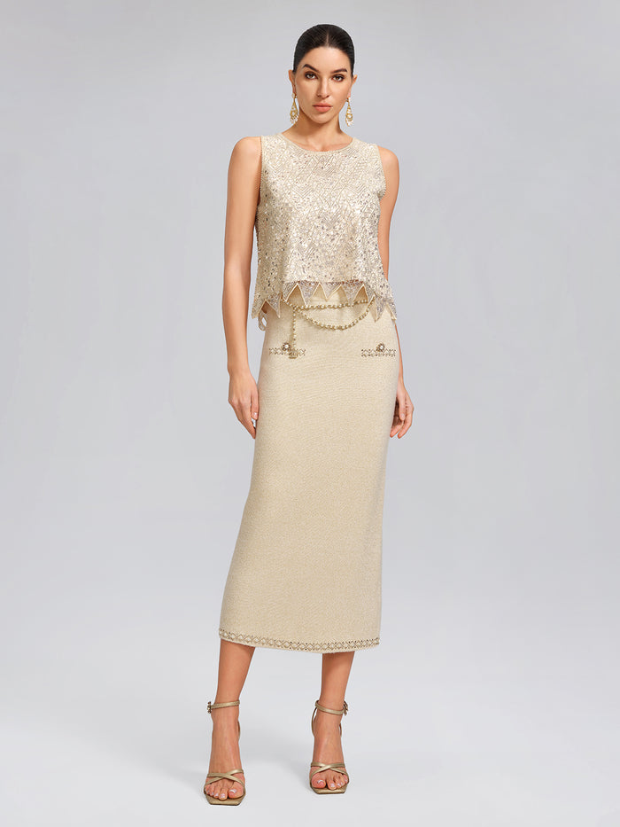 Contemporary garment with structured silhouette and refined finish