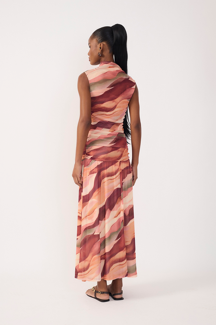 Tulle Dunas Print Dress_5