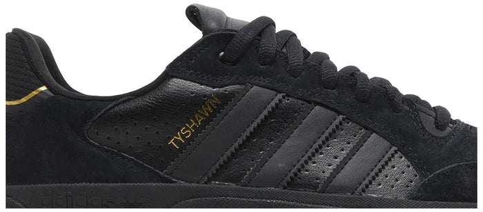 adidas Tyshawn Low Black Metallic Gold F&F