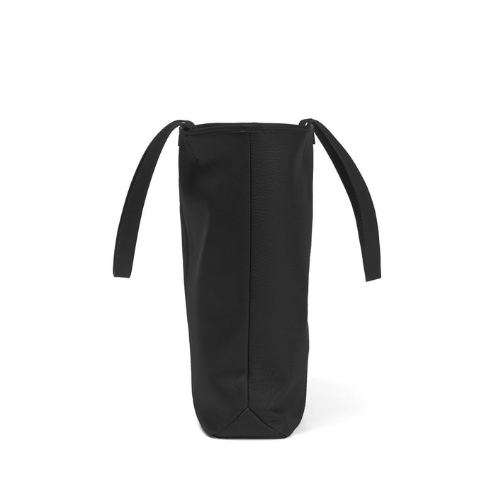 Uptown Vertical Tote Black Pebble