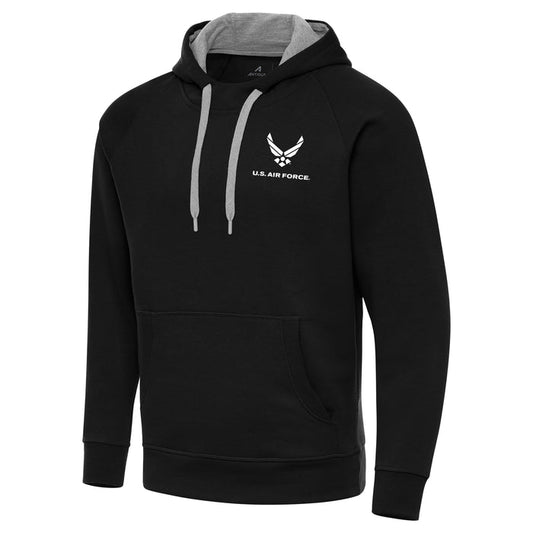 U.S. Air Force Men's Victory Pullover Hood Tall (Black)*