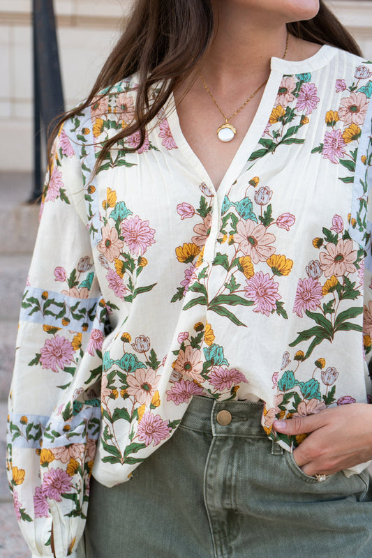 Valley Spring Top | LP Powder Blue