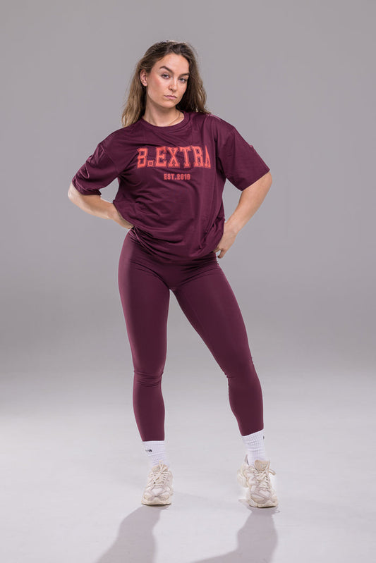 Varsity Tee - Burnt Fig