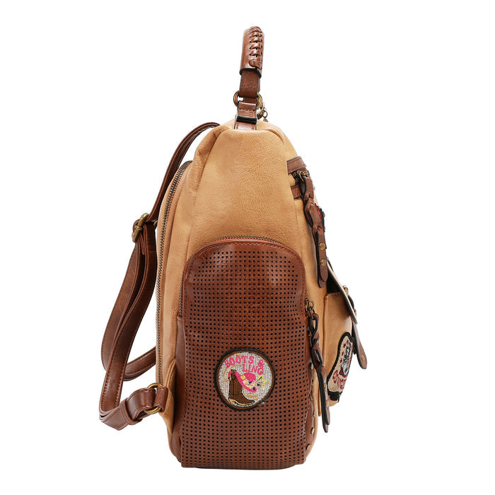VINTAGE PATCH BACKPACK